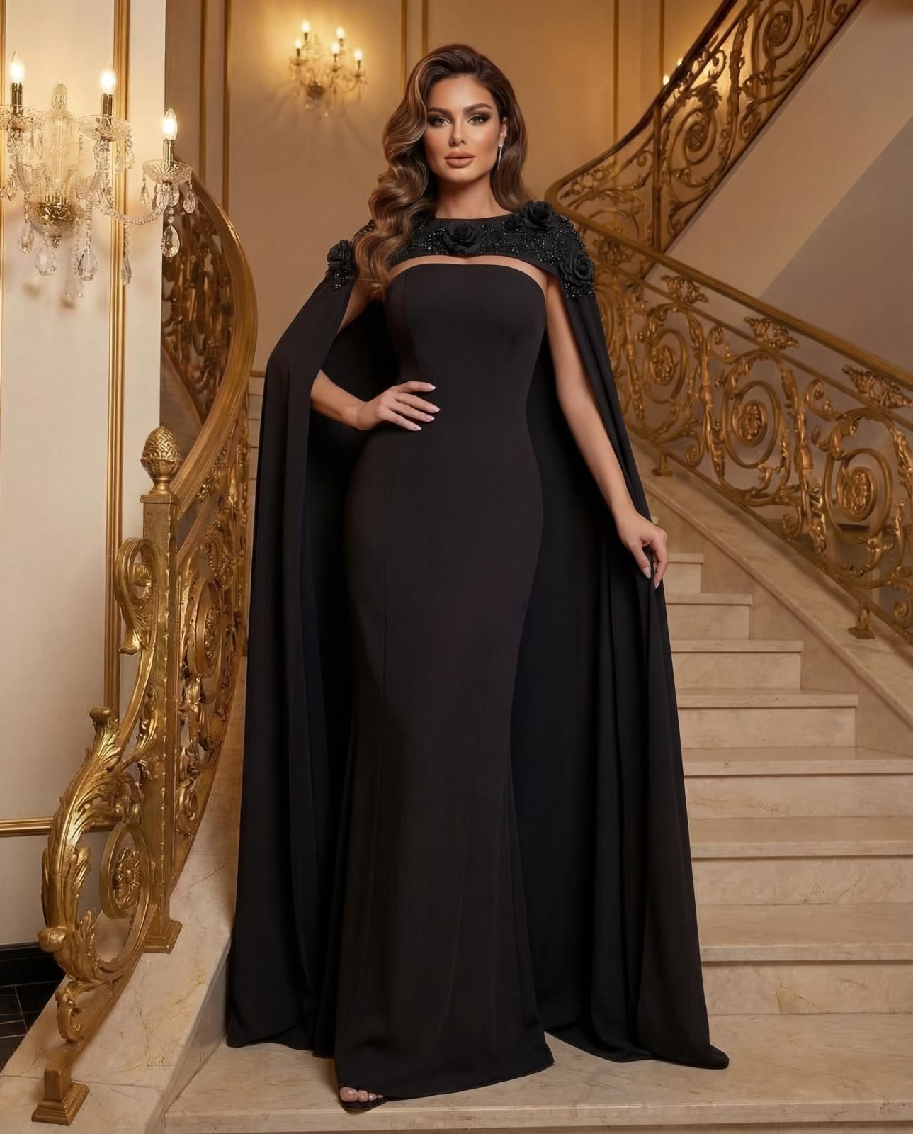 Cashmere Wrap Blouse